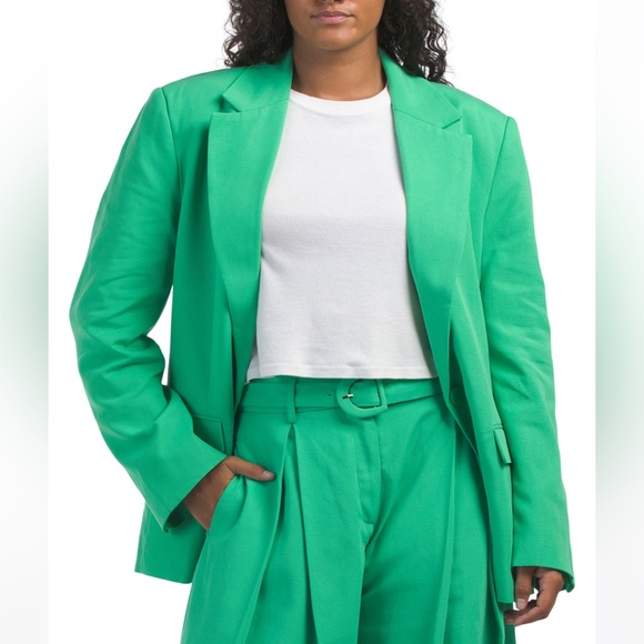 NWT Farm Rio Notch Collar Blazer